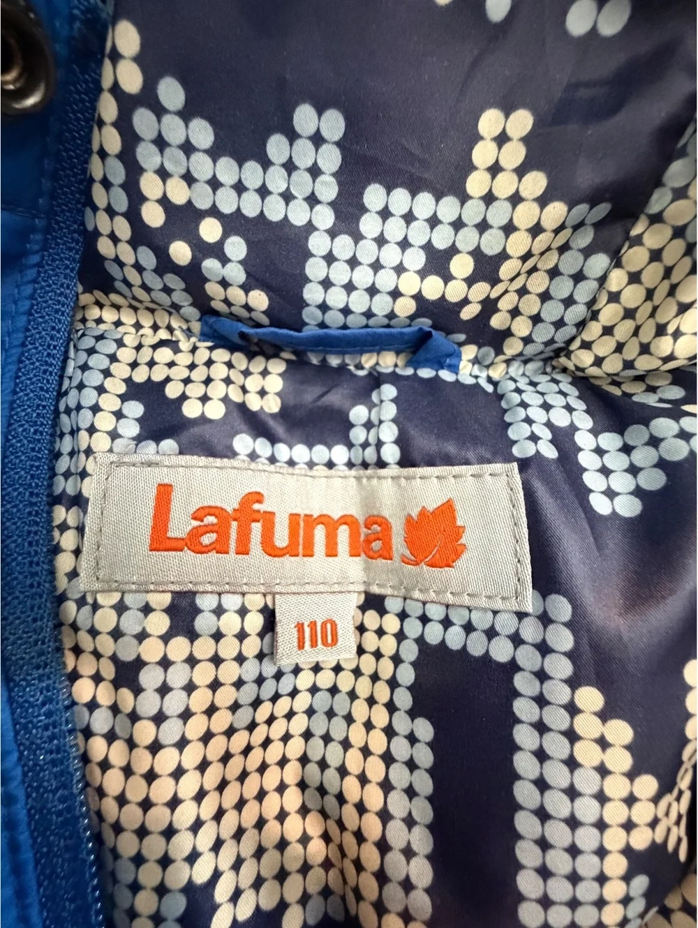 Lafuma blue hooded puffer vest